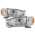 SPYDER xTune Toyota Corolla 01-02 OE Style Headlights w/Amber Corner Lights - Chrome HD-JH-TC01-AM-C 9937255