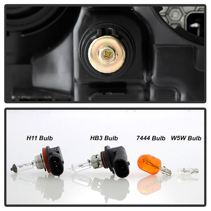 xTune Toyota Highlander 17-19 (LE / XLE) non DRL Halogen Headlight - OE Right HD-JH-THIGH17-OE-R 9949463