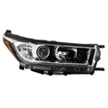 xTune Toyota Highlander 17-19 w/LED DRL Halogen Headlight - OE Black Right HD-JH-THIGH17SE-OE-BK-R 9949487