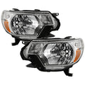 SPYDER Xtune Toyota Tacoma 2012-2015 OEM Style Headlights Chrome HD-JH-TTA12-AM-C 9031083