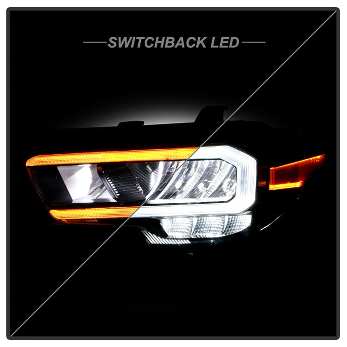 SPYDER Xtune 20-22 Toyota Tacoma Full LED w/DRL Headlight - OE Left (HD-JH-TTA20-FLED-OE-L) 9953309