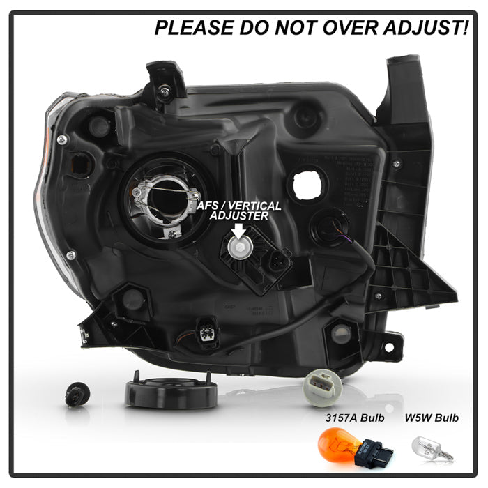 SPYDER 14-21 Toyota Tundra w/LED DRL OE Left Halogen Headlight (HD-JH-TTU14-DRL-OE-L) 9959257
