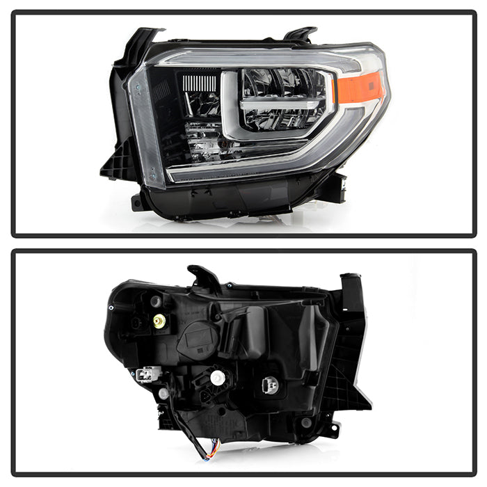 xTune Toyota Tundra 18-20 (Fit LED Only) OEM Style Headlights - Chrome Left HD-JH-TTU18-LED-OE-L 9949234