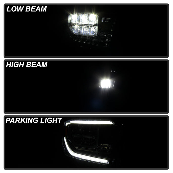 xTune Toyota Tundra 18-20 (Fit LED Only) OEM Style Headlights - Smoke Right HD-JH-TTU18-LED-OE-SM-R 9949289