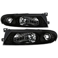 Spyder Nissan Altima 93-97 Crystal Headlights Black HD-YD-NA93-BK 5012630