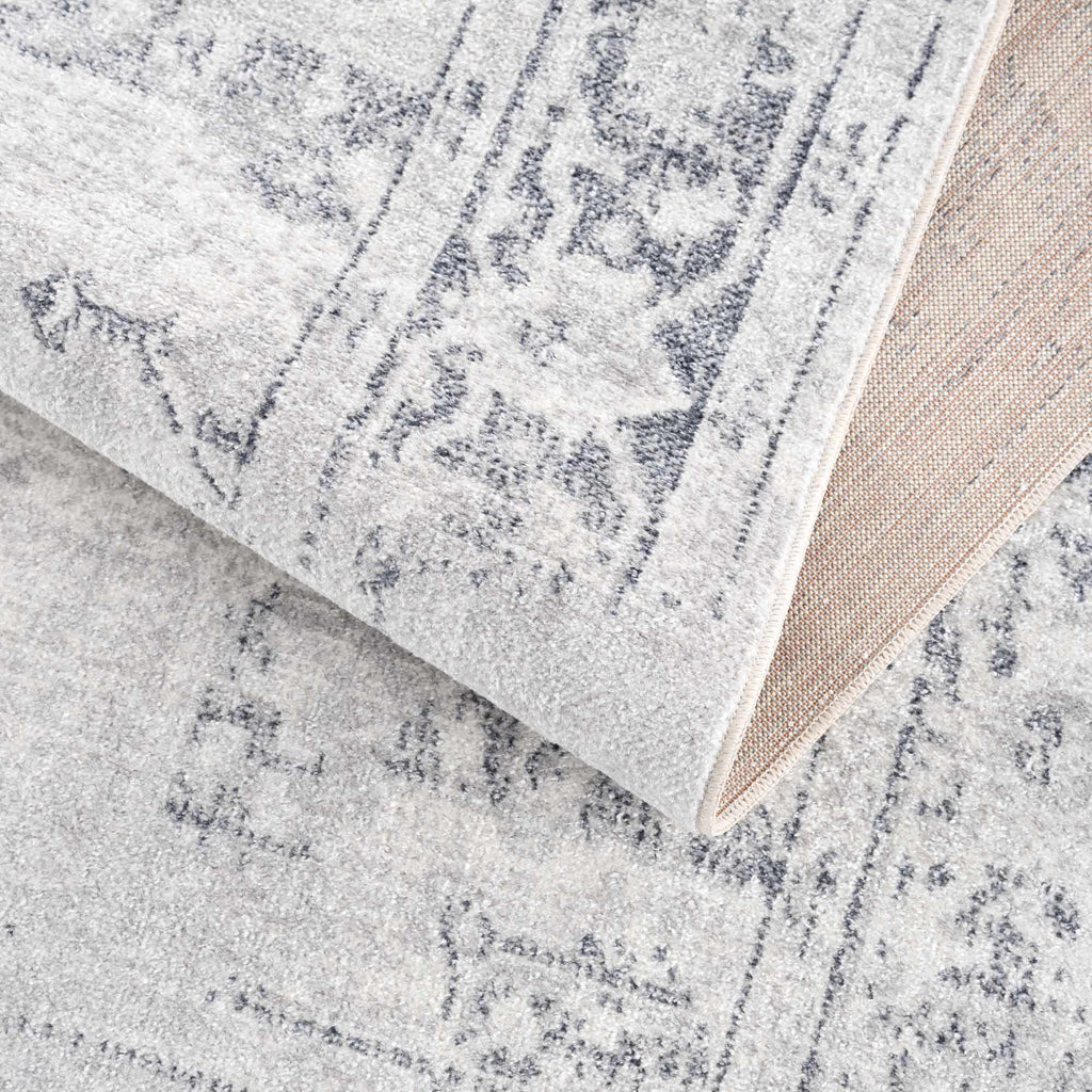 Akram Antrasit Flat Pile Washable Rug