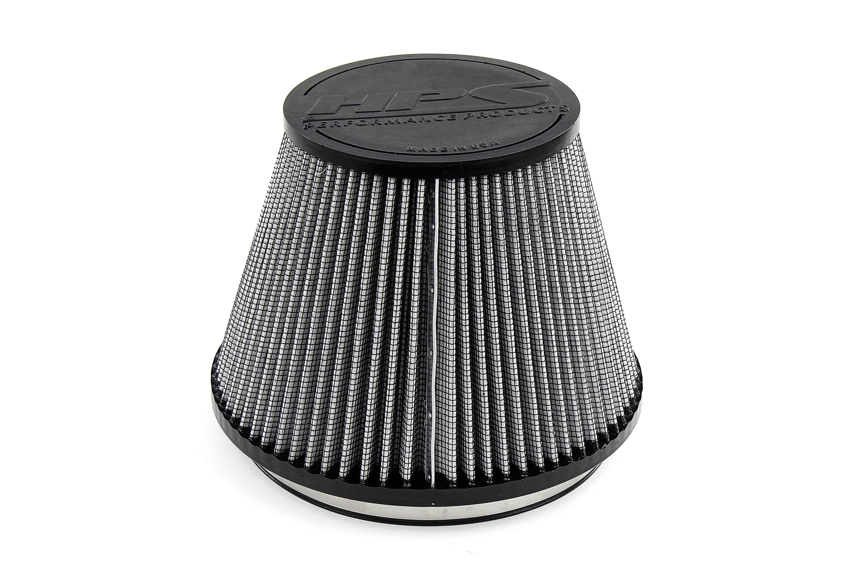 HPS Performance 6" Air Filter, 6" Length, 7.5" Base, 4.75" Top HPS-4334