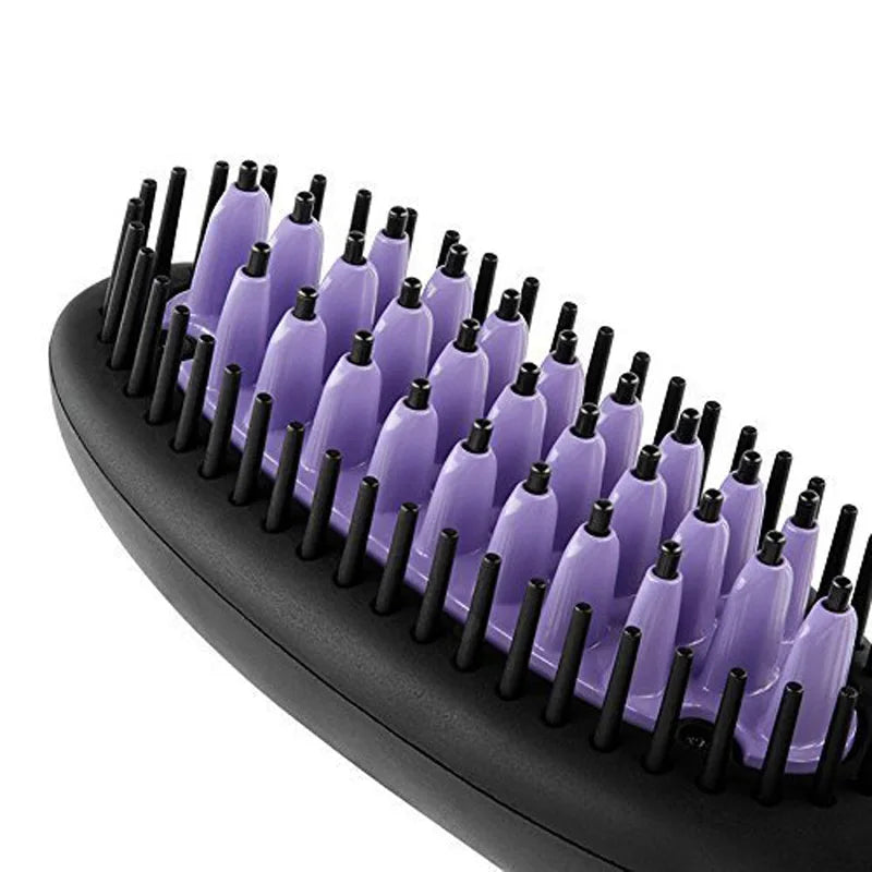 Electric Ceramic Anti-Scald Hair Brush Straightener Comb PTC Fast Heating Straight Hair Straightening Curling Brushes
