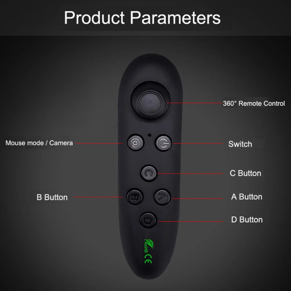 VR Control Joystick for Android iPhone Phone Gamepad Bluetooth Controller Mobile Trigger Joypad Game Console Pad PC Smart TV Box