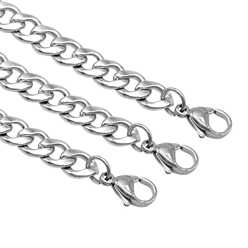 Personalized Cat Dog Chain Collar Customized Engraved Pet Collars Small Dogs Cats Necklace NamePlate Chihuahua Yorkshire