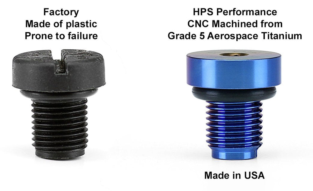 HPS Performance Titanium Coolant Bleed Screw for BMW / Mini Cooper