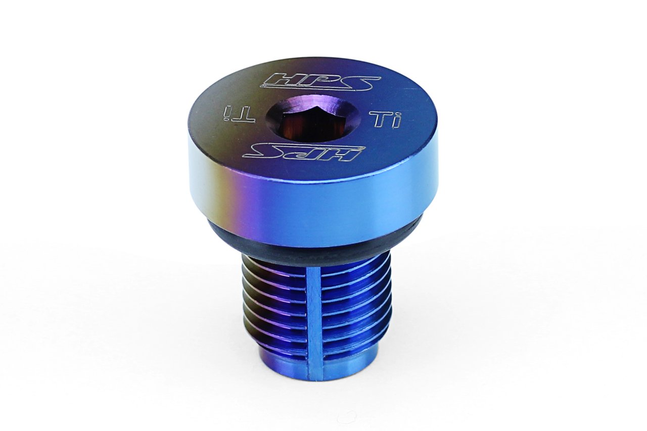 HPS Performance Titanium Coolant Bleed Screw for Toyota Supra MK5 Turbo A90
