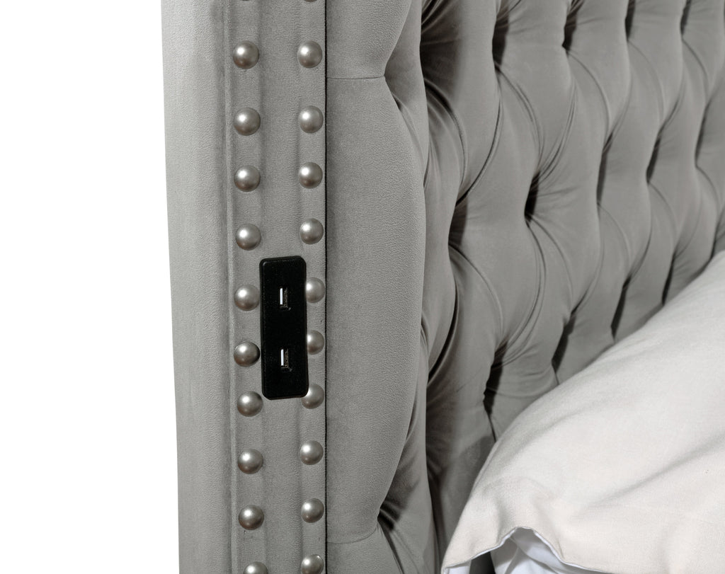 Hazel King Size Tufted Storage Bed