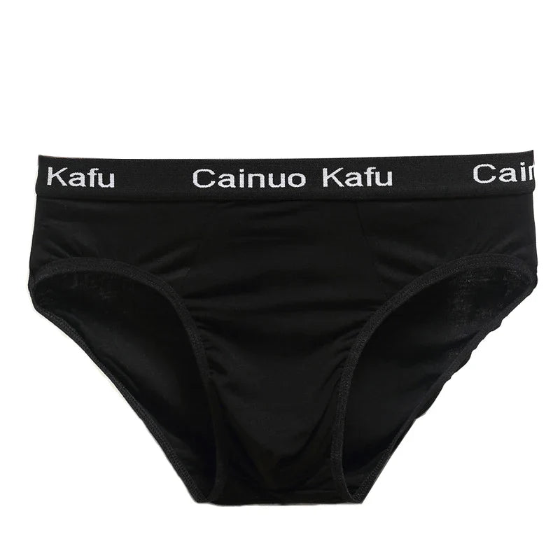 3Pcs/Lot Men's panties Silk  Men's Underwear New  Briefs Men Bamboo Fiber Mens Bodysuit Male Comfortable Solid Underpants
