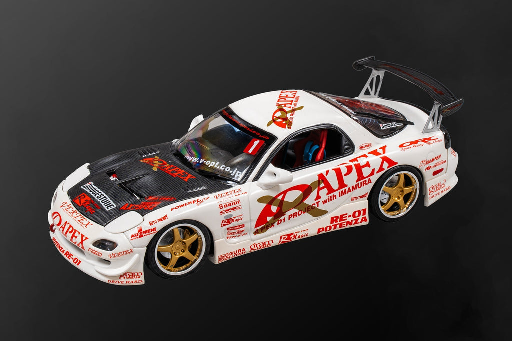 APEXi A'PEXi - RX-7 FD3S APEX D1GP Project - AUTO PRO SHOP 1/24 Scale Die Cast Metal