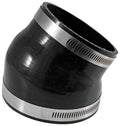 Airaid 4in x 3.5in 28 Degree Angle Reducer w/ Clamps 130-435