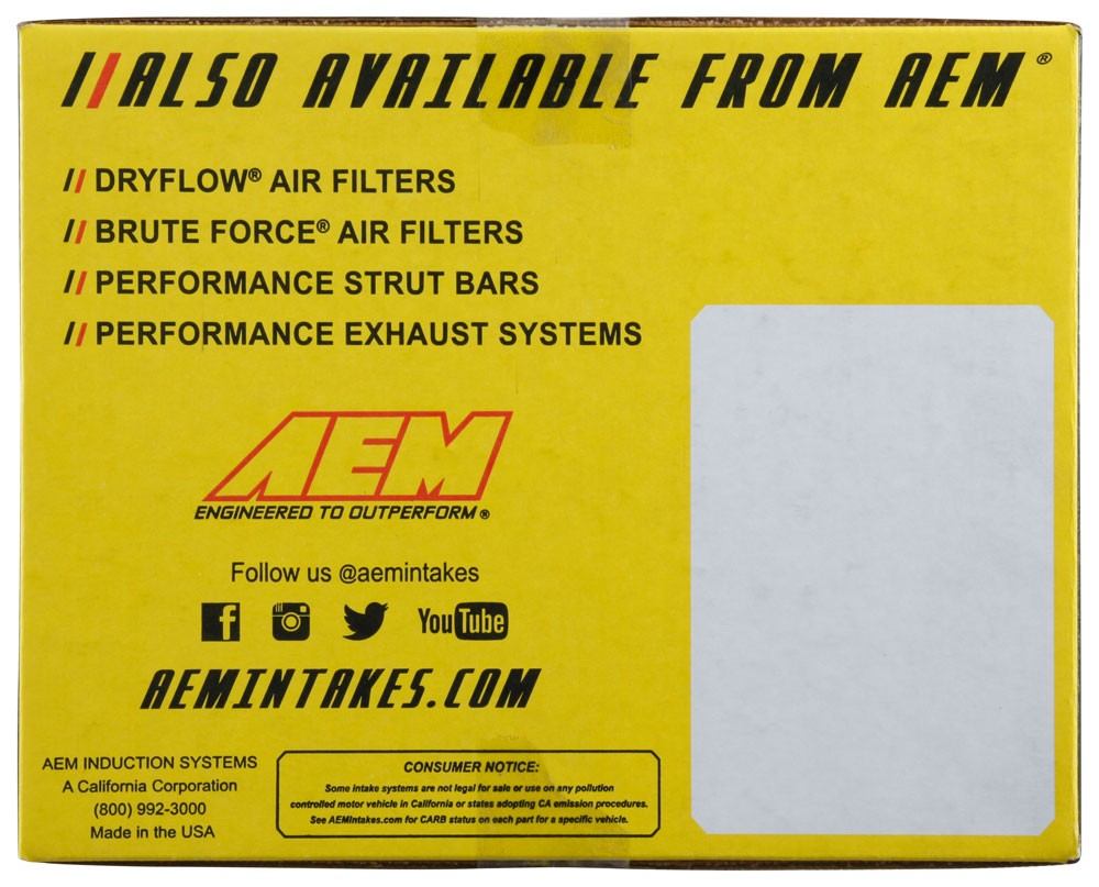 AEM Induction AEM Brute Force Intake System B.F.S.DURANGO/ASPEN 5.7L 07-08 21-8216DP