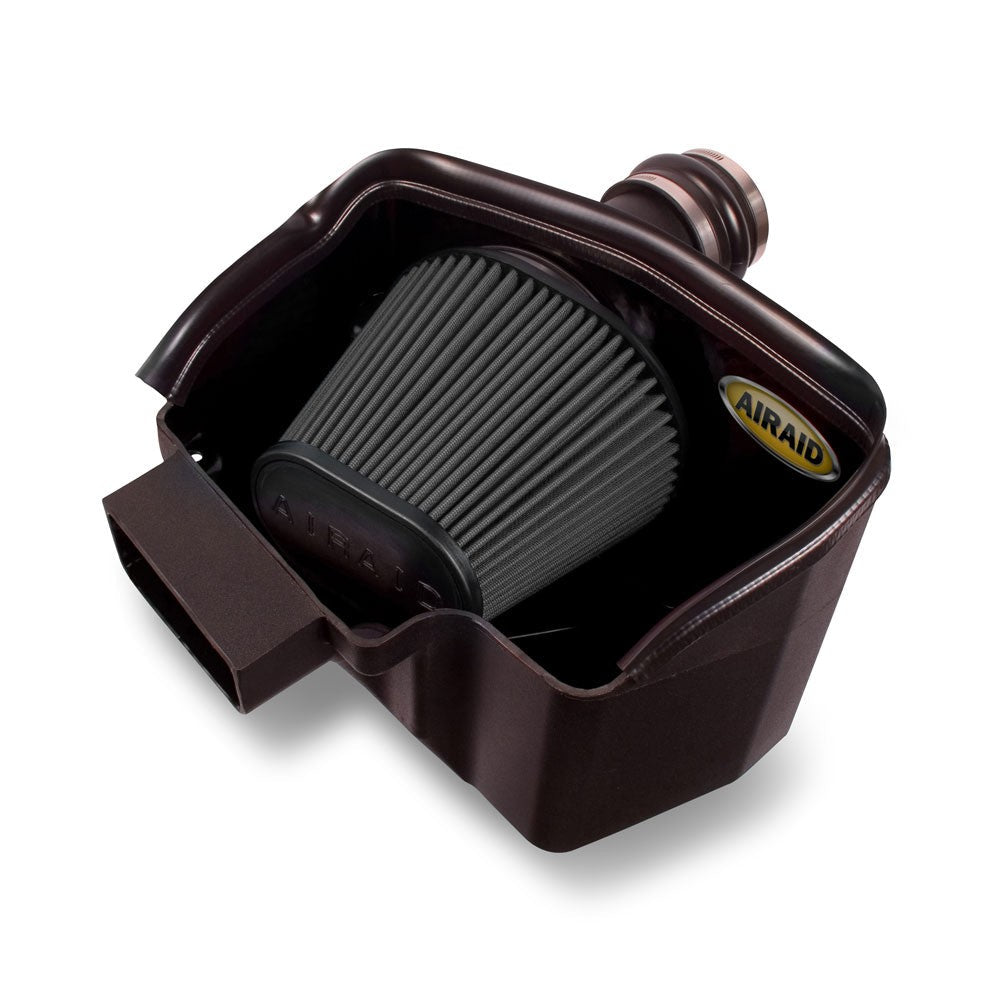 Airaid 10-13 Ford Taurus SHO/Flex 3.5L Turbo MXP Intake System w/ Tube (Dry / Black Media) 452-260