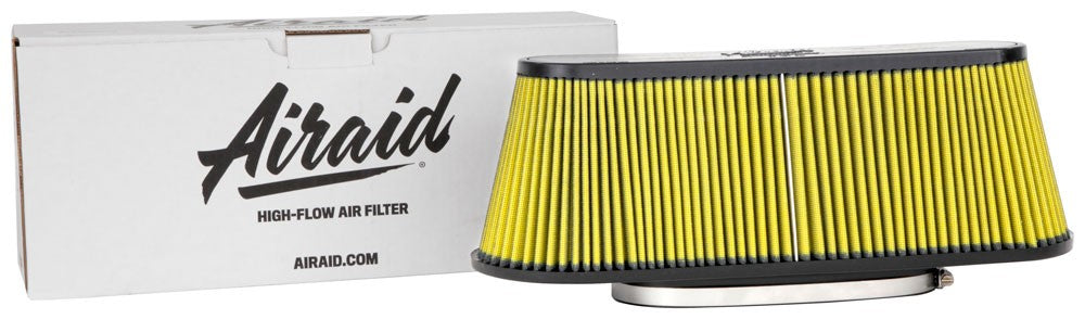 Airaid Universal Air Filter - 8-5/8in FLG x 17-9/16x5-9/16in B x 15-1/16x3-1/16in T x 6in H 725-475
