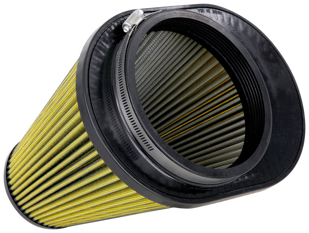 Airaid Universal Air Filter - Cone 6in FLG x 10-3/4x7-3/4in B x 4in T x 9in H - Synthaflow 725-476