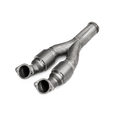 Akrapovic 2008-2020 Nissan Link pipe (SS) for aftermarket turbochargers. (2009-2020 GT-R) - L-NI/SS/4
