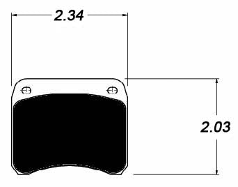 Porterfield Brake Pads for 1967 AUSTIN MINI COOPER