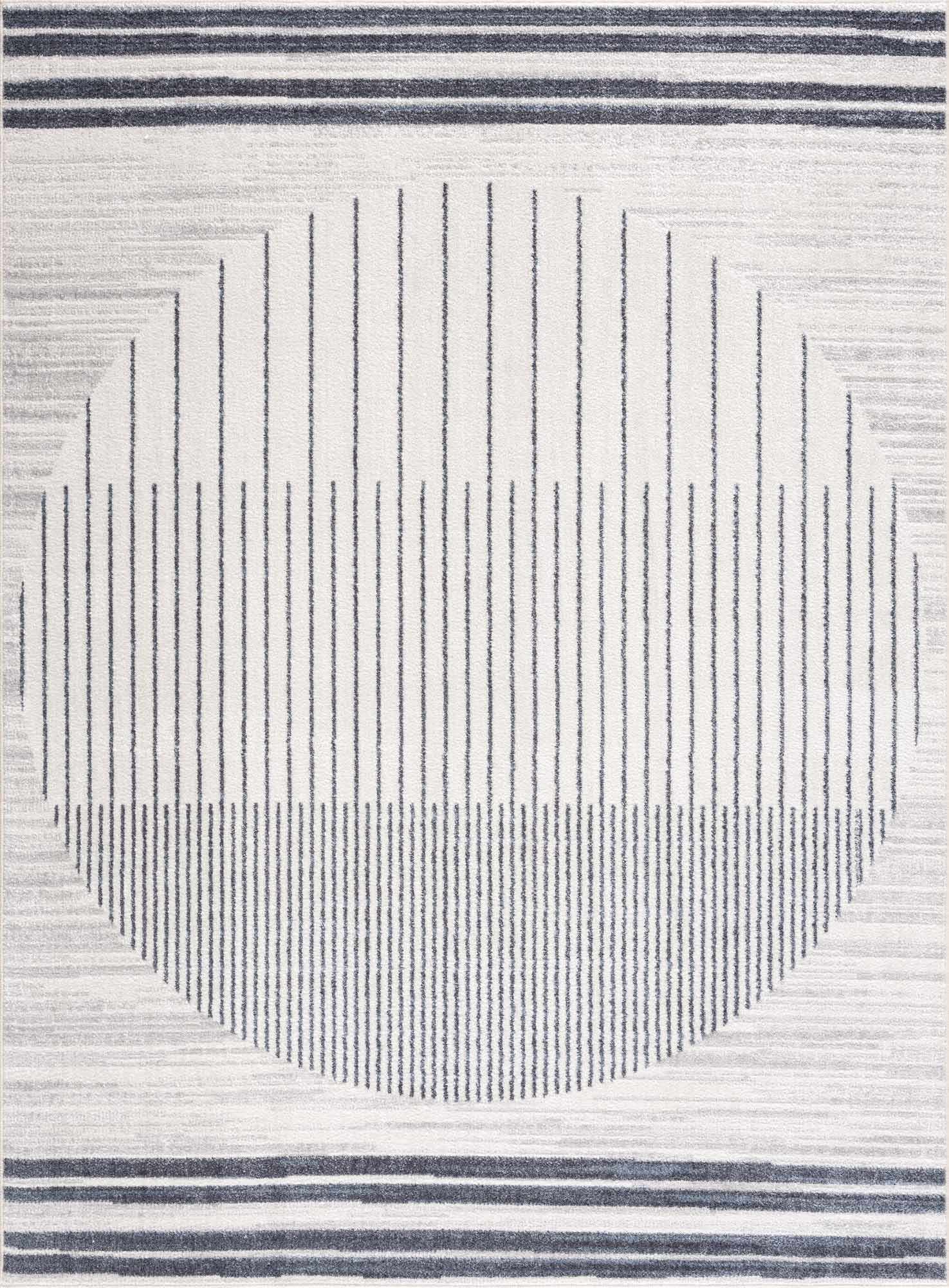 Thad Medium Gray Washable Area Rug