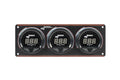 Longacre Waterproof LED 3 Gauge Panel OP/WT/OT 52-44661