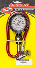 Longacre Tire Gauge 0-100PSI 2.5 in GID Deluxe 52-52053