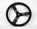 Longacre 15in. Steering Wheel Black Steel Smooth Grip 52-56841