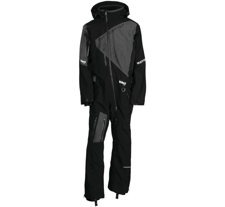 Motorfist Blitz II Suit - MF20A-M8-2X - Black/Gray - 2XL