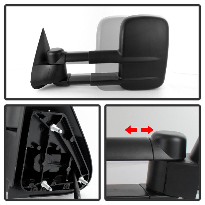 SPYDER Xtune Chevy Silverado 99-02 Manual Extendable Power Heated Adjust Mirror Left MIR-CS99-PW-L 9932816