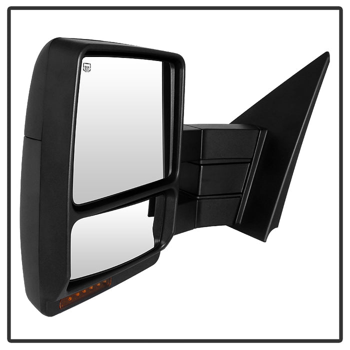 SPYDER Xtune Ford F150 04-06 Power Heated Amber LED Signal Telescoping Mirror Left MIR-FF15004S-PWH-AM-L 9935367