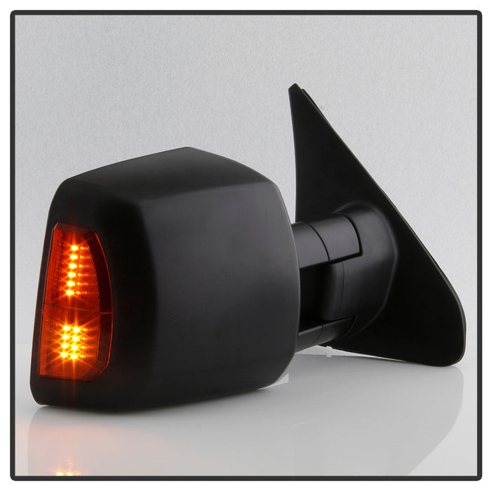 SPYDER xTune 07-14 Toyota Tundra Heated Amber LED Signal Telescoping Mirrors (Pair) (MIR-TTUN07S-PWH-SET) 9937620