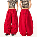 American-Style Casual Long Pants Summer Loose Fit, Large Pockets, Quick-Dry Pants for Men and Women, Couple Straight-Leg Casual Outdoor Pants