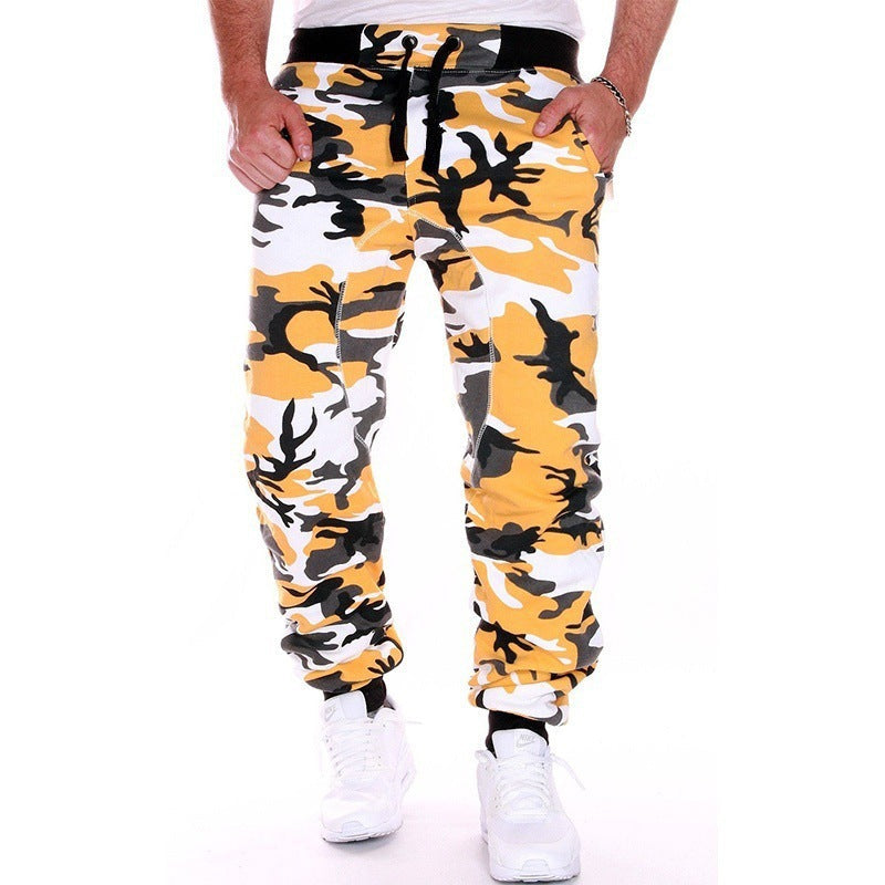 in stock Europe and the United States cross-border foreign trade new hip-hop men's casual pants cotton pants fashion urban loose waist pants