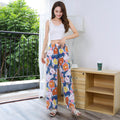 Fashion Loose Adult Fashion Breathable Women European and American Korean Style Hong Kong Style Japanese Beach Wide Leg Pants Women's Casual Pants