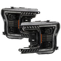 SPYDER xTune 18-20 Ford F150 Sequential LED High/Low Headlights - Black (PRO-CH-FF15018S-BBLED-BK) 9960437