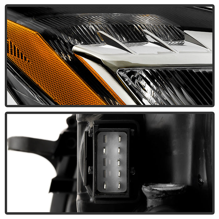 SPYDER xTune 11-13 Buick Regal HID w/LED DRL Blue Ring Proj. Headlight - Right (PRO-JH-BREG11BL-HID-OE-R) 9952784