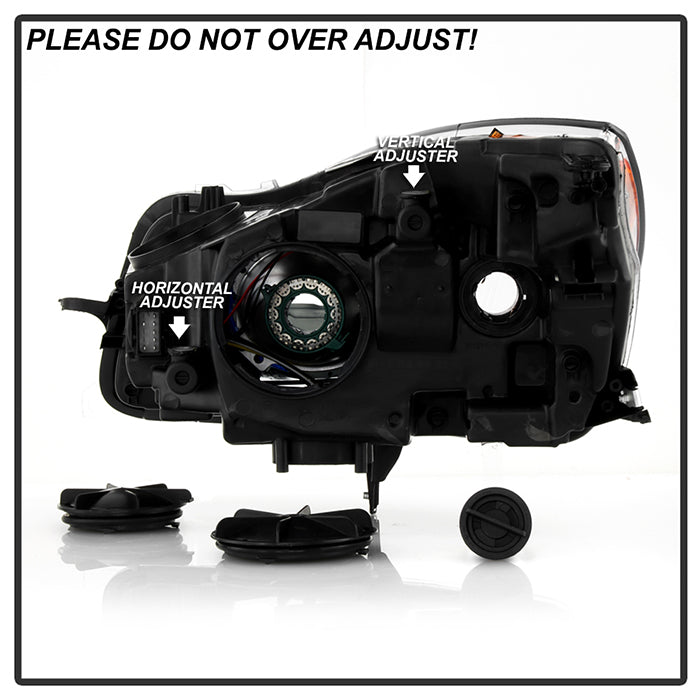 SPYDER Xtune Buick Regal 11-13  HID w/LED DRL Clear Ring Projector Headlights (PRO-JH-BREG11CR-HID-OE-R) 9952807