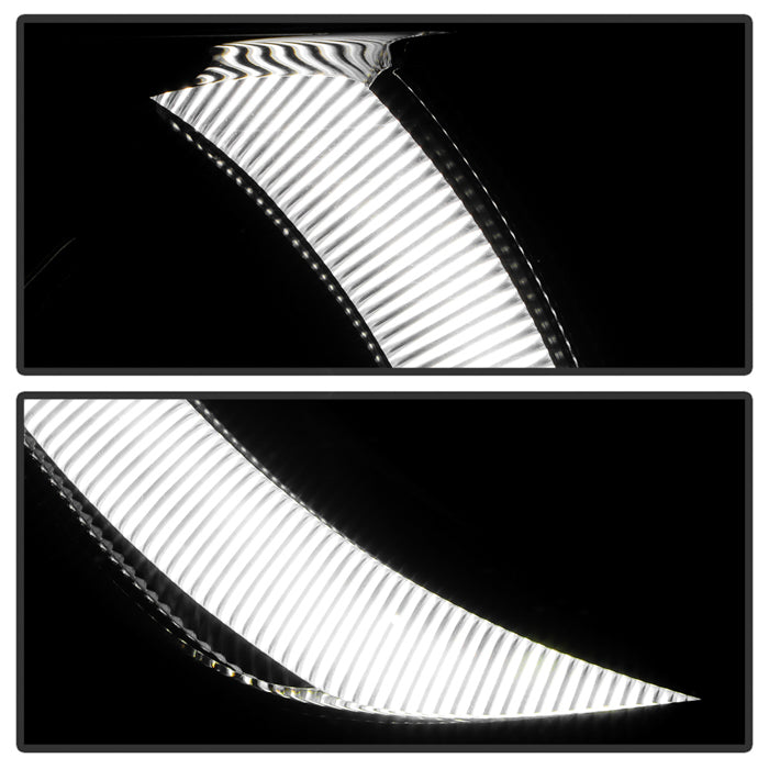 SPYDER 10-13 Chevy Camaro Halogen w/LED DRL Projector Headlight - Black (PRO-JH-CCAM10-OEP-BK(=) 9959097