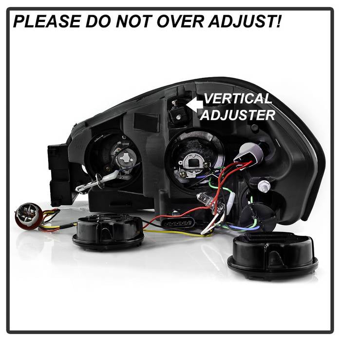 SPYDER xTune 06-13 Chevrolet Impala LED Light Bar Headlights - Black Smoke (PRO-JH-CIM06-LB-BSM) 9042256