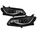 SPYDER 16-18 Chevy Malibu LED Switch Sequential Signal Projector Headlights - Black 9937200
