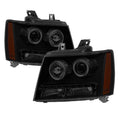 SPYDER Xtune Chevy Suburban 1500/2500 07-14 Halo Projector w/LED Headlights Smoked PRO-JH-CSUB07-LED-BSM 9030307