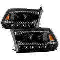 SPYDER 09-18 Dodge Ram 1500 (Halogen Model Only) Full LED Headlights - Black (PRO-JH-DR09-FLED-BK) 9050848