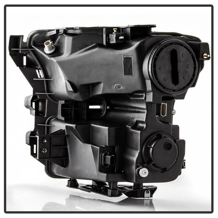 SPYDER xTune 15-17 Ford F-150 DRL LED Light Bar Projector Headlights - Black (PRO-JH-FF15015-LB-BK) 9042935