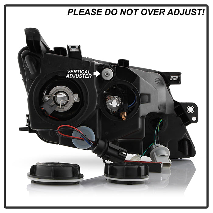SPYDER xTune 10-12 Ford Fusion Projector Headlights - Light Tube DRL - Black (PRO-JH-FFU10-LB-BK) 9041778