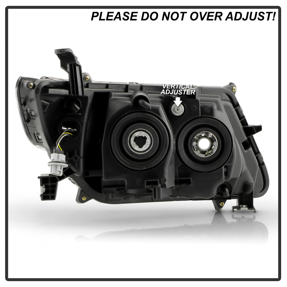 SPYDER xTune 11-17 Honda Odyssey Halogen Models Projector Headlights w/LED - Black (PRO-JH-HODY11-SQ-BK) 9055249