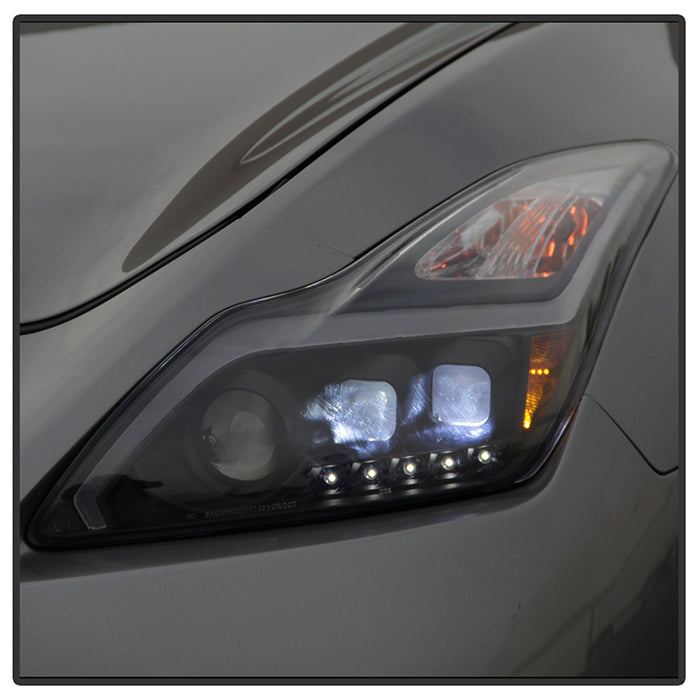 SPYDER xTune Infiniti G37 Coupe (non-AFS) 08-15 Projector Headlights - Black PRO-JH-IG3708-2D-LB-BK 9039331