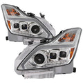 SPYDER xTune Infiniti G37 Coupe 08-15 Projector Headlights w/ Turn Signal - Chrome PRO-JH-IG3708-2D-LB-C 9039355